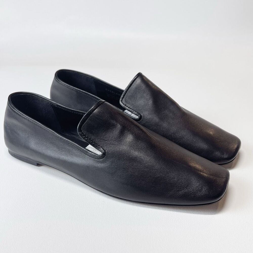 Everlane Black Leather Loafers